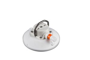 SeaSucker 6" imukuppi D-kiinnitysrenkaalla valkoinen