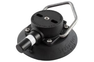 SeaSucker 4,5" imukuppi kiinnitysrenkaalla musta