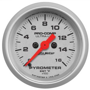 Autometer 4344 PAKOKAASUN LÄMPÖTILAMITTARI