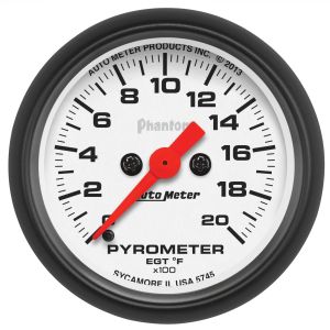 Autometer 5745 PAKOKAASUN LÄMPÖTILAMITTARI