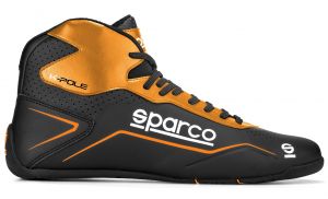 Sparco K-POLE kartingkenkä MUSTA / ORANSSI KOKO 42