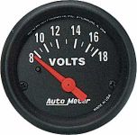 Autometer 2645 VOLTTIMITTARI